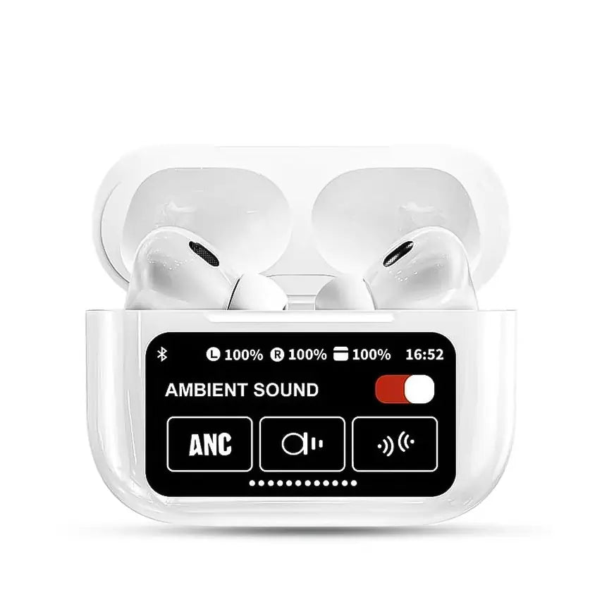 White Touch Screen Air-pods - A9