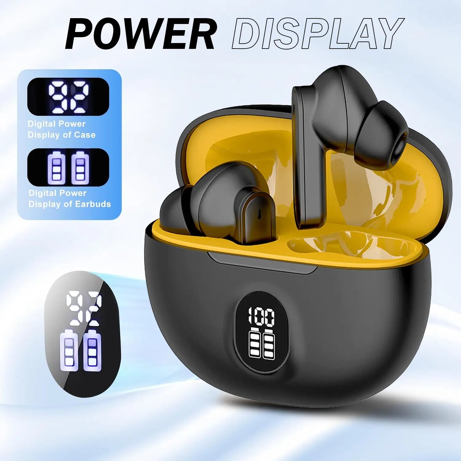 M04 Stereo Earbuds TWS Wireless Earbuds with LED Display