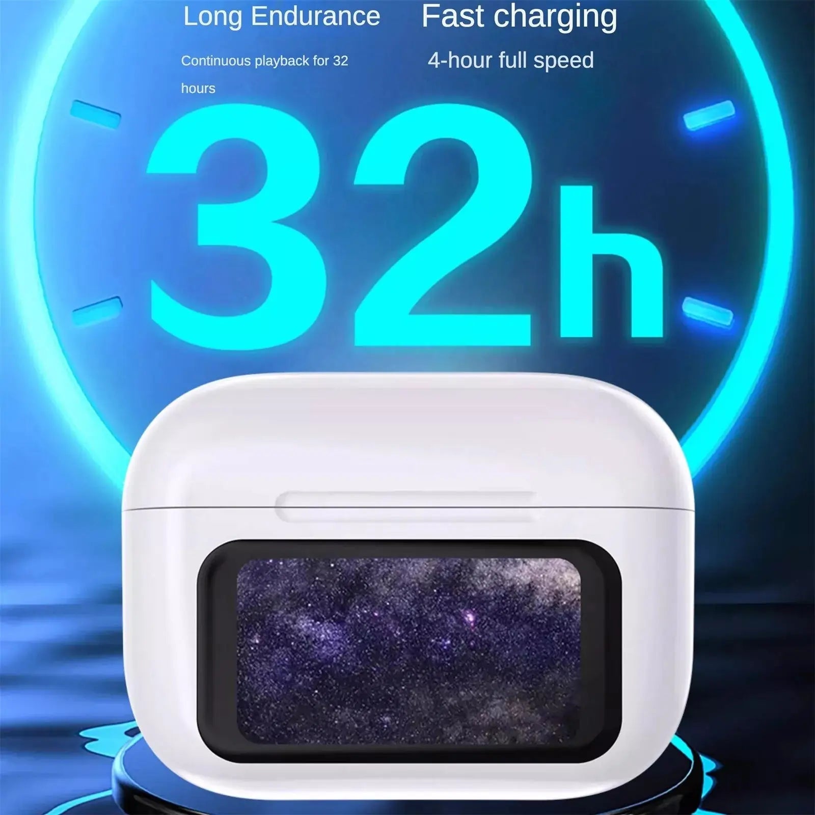 White Touch Screen Air-pods - A9